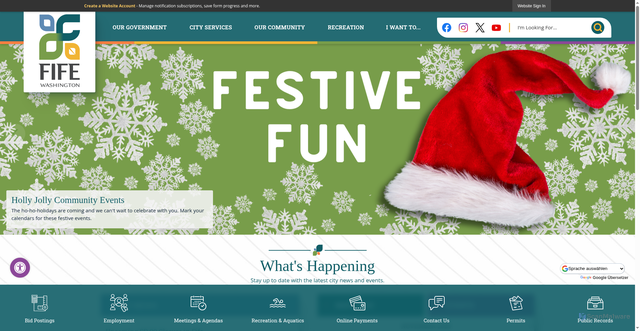 Security scan screenshot of https://fifewa.gov/