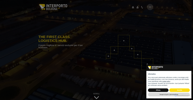 Security scan screenshot of https://www.interporto.it/