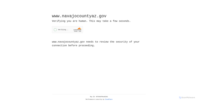 Security scan screenshot of https://www.navajocountyaz.gov/sheriff