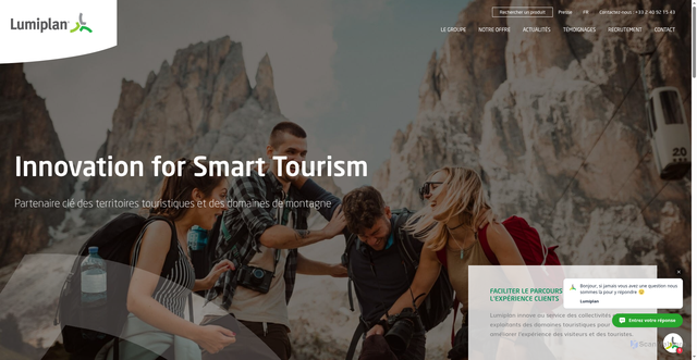 Security scan screenshot of https://bulletinv3.lumiplan.pro