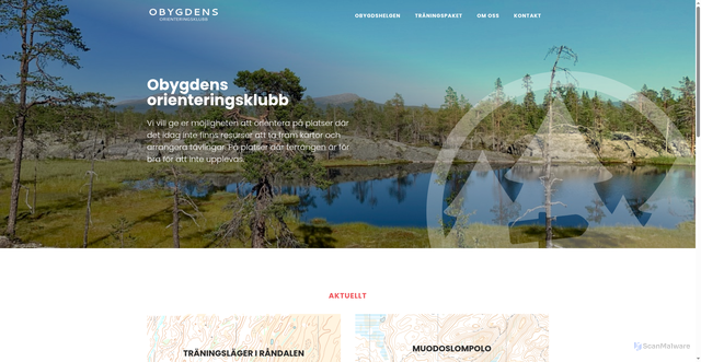 Security scan screenshot of https://obygdens.se/