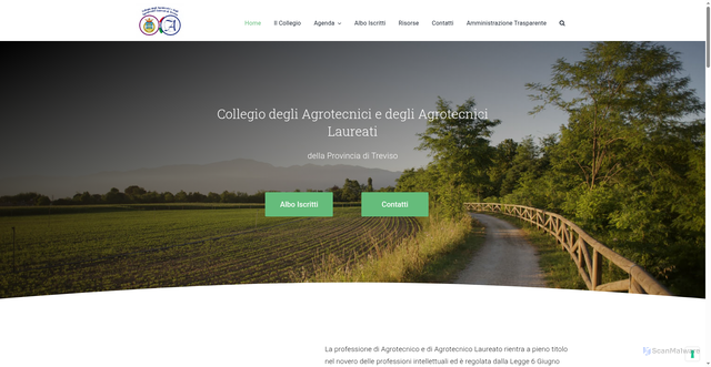 Security scan screenshot of https://www.agrotecnicitreviso.it