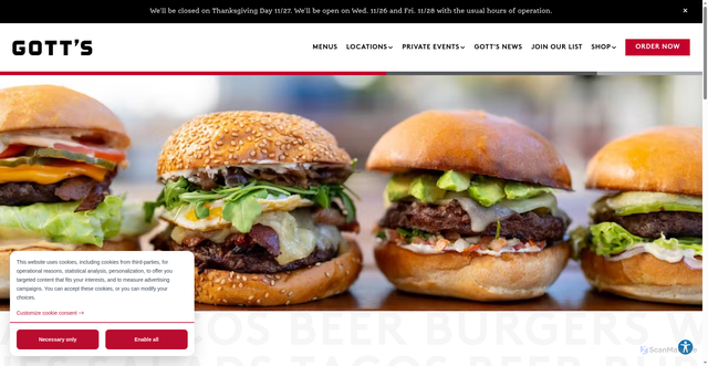 Security scan screenshot of https://www.gotts.com/