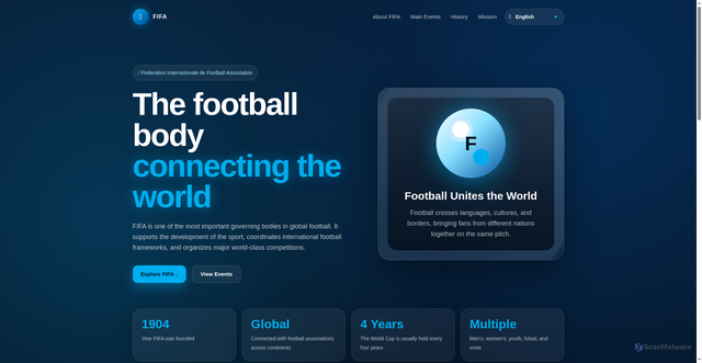 Security scan screenshot of https://www.whatisfifa.com/index.html?lang=en