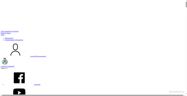 Security scan screenshot of https://www.comune.salgareda.tv.it/
