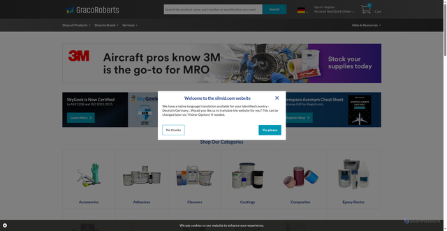 Security scan screenshot of https://gracoroberts.com