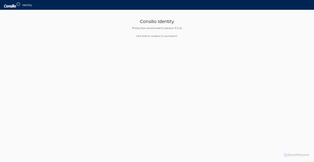 Security scan screenshot of https://consilioid.consilio.com