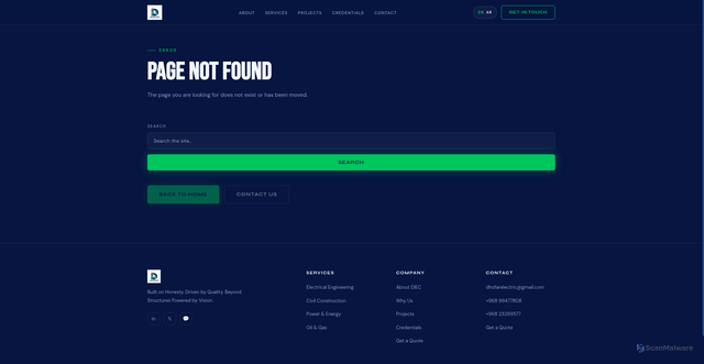 Security scan screenshot of https://dhofareng.com/docusign/Mac/utility.php