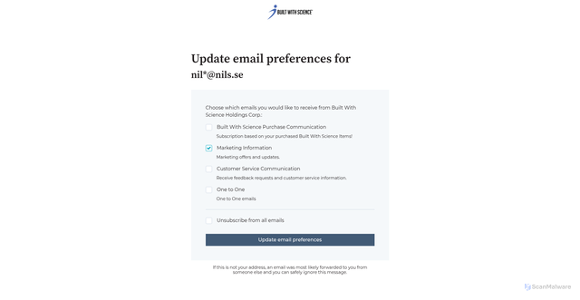 Security scan screenshot of https://hs-21065354.s.hubspotemail.net/hs/preferences-center/en/page?data=W2nXS-N30h-GYW2FBpFY1V9D5YW41Rc6T2WQKYdW2FQRtq3y_9m5W2PmN9J1ZsXj5W2vLcft3bg6JrW3d88B04hCnPtW3XT-7S23kkKtW2zVYTT1Qg6MJW2WL5Q31Z01LcW3JGlYz2xGM4cW3Y27hk2FvNshW3XXX712Hy74tW24SHV-3ZsG9KW36726-3DL0Y2W49tyXH1BF5CnW21lhf-2xQdDbW2v_lls4tgKgwW2-qvK5212r_fW4kqJb-2p8nqYW4tqj0l1V0pfZW3VGzhb2xLsSWW4fK5zL3jwDP7W2w0FMz4mC0NDW1-YT-b2-DkpgW3ZZMS31SB0gJW1Nl2x13C9l1zW4kmKKv3M6Y8jW4kqHGt38ygSnW2PyMMY38fxtQW1V196w4fHp6yW1Xct-v2CYN8_W3ZJzff2FDS49W32pDhM1S8vh2W20ZZ8J3LWRKFW3d9lv84mCs_jW4r9bpG3ZK3h2W41QRSM4ck2BpW2WszGq49CDQXW3XVr333_GNB0W3QxSbq45RkdPW2KJ-vc3W3xDrW2nPLnc1NtvZ7W47y4xF1Xcny8W1BFsd62t2BdnW4cg_D136Fx3lW3Z_Vdx2PRgnDW4mB8H93BP5FlW2vyf5P2CvC7vW2RJ2Sm3_W8skW2zDrq932zpKvW4mcDBk2TKsZCW2qTJyW1Sl3nCW2WthXD3DYH6rW4fB0bh3MbcXVW2TPFSn25lNH7W3_L3gN4mk0ymf347Db_04&_hsenc=p2ANqtz-8mRqYmFQzNhTXTvCwNdspiPd-9BUZvrfac0xAxTQccCZQ-4WWNxkYj5PTbnH3OsdgJG0FqRJiB2OIltJURywYcsVQn6w&_hsmi=383631466