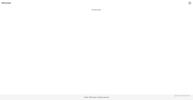 Security scan screenshot of https://app-contact.rayteams.com/