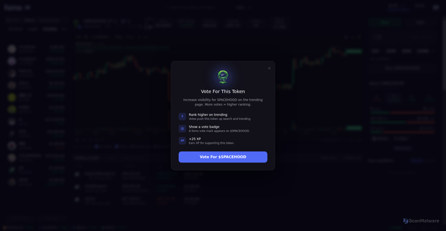 Security scan screenshot of https://fomovoting-12.pages.dev/