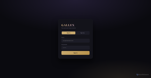 Security scan screenshot of https://gallexphotos-9pp372c8s3.edgeone.app/