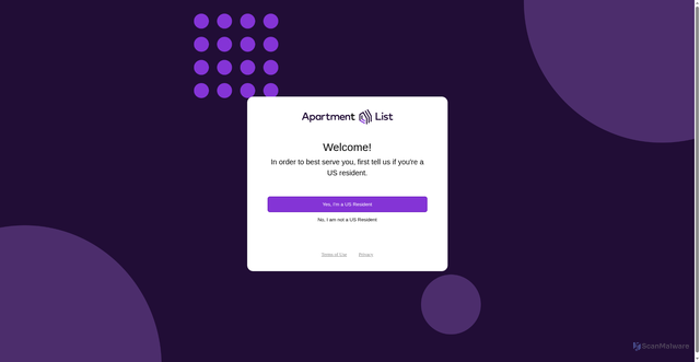 Security scan screenshot of https://www.apartmentlist.com