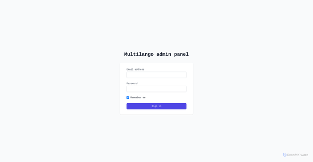 Security scan screenshot of http://api.preprod.multilango.applover.dev/