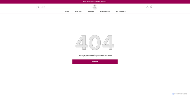 Security scan screenshot of https://thewomenplus.com/LEHENGA-CHOLI/collection/A86TLuEU