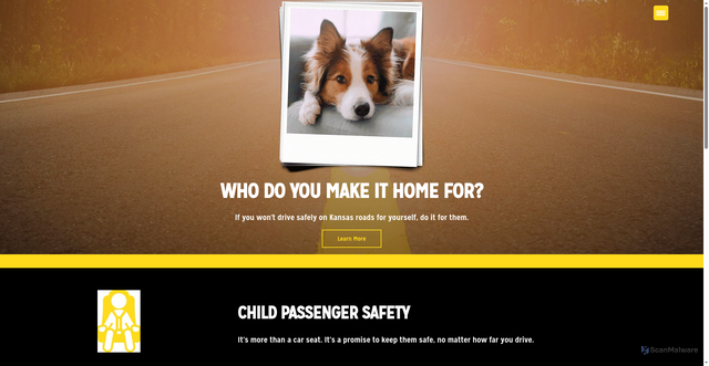 Security scan screenshot of https://kansasdrivetozero.gov/