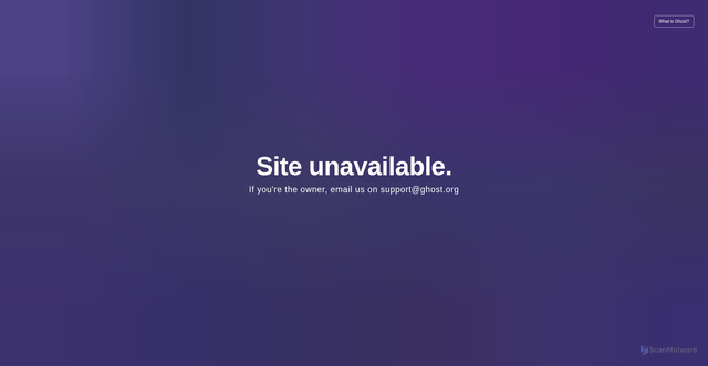 Security scan screenshot of https://home-en-intro.ghost.io/exodus/