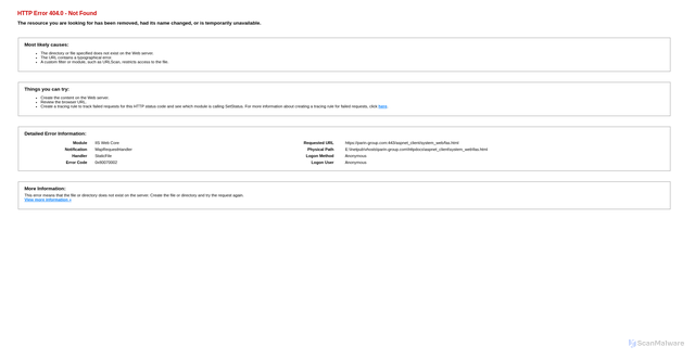 Security scan screenshot of https://www.google.com/url?q=https%3A%2F%2Fparin-group.com%2Faspnet_client%2Fsystem_web%2Ffas.html