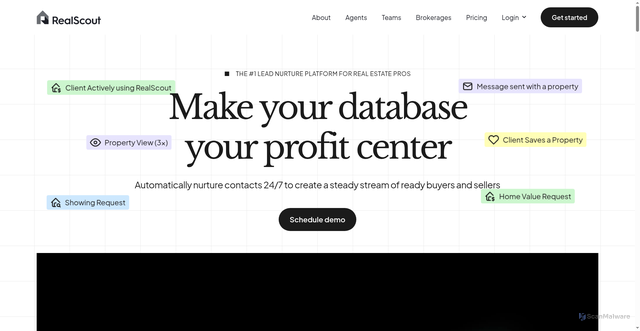 Security scan screenshot of https://realscout.com/