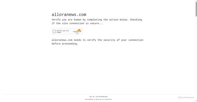 Security scan screenshot of alloranews.com