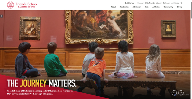 Security scan screenshot of https://www.friendsbalt.org/