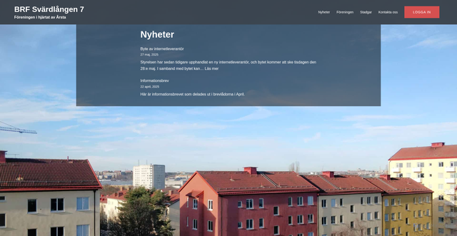 Security scan screenshot of https://svardlangen7.se