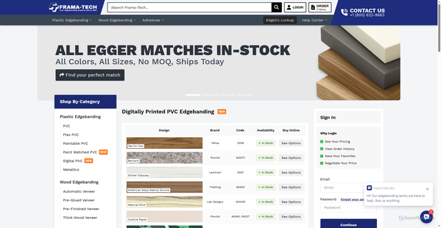 Security scan screenshot of https://www.framatech.com