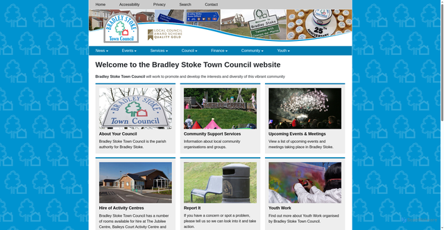Security scan screenshot of http://www.bradleystoke.gov.uk