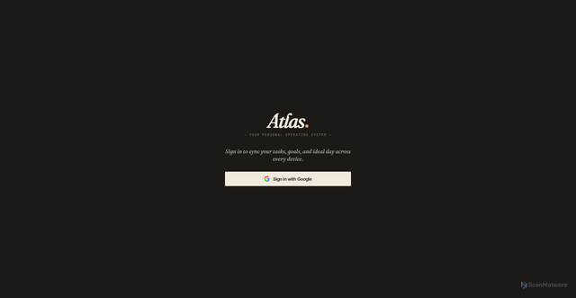 Security scan screenshot of https://atlas-v1.pages.dev/