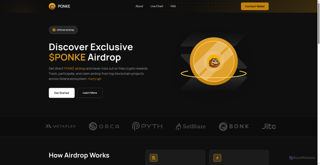 Security scan screenshot of http://ponke.icu/