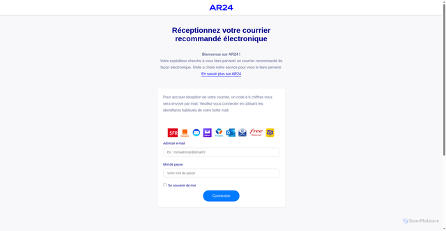 Security scan screenshot of https://www.ar24-five.vercel.app/