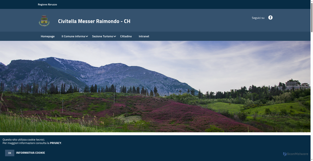 Security scan screenshot of https://www.civitellamesserraimondo.net/hh/index.php