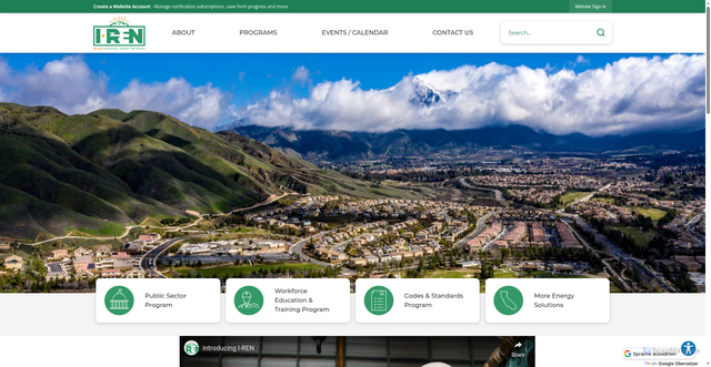 Security scan screenshot of https://iren.gov/