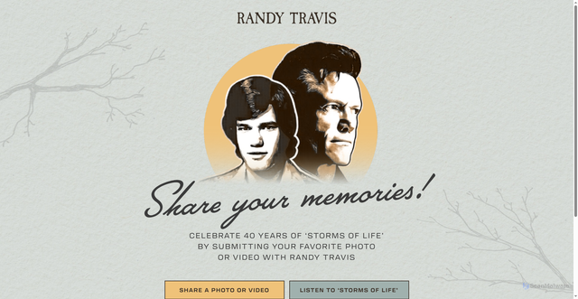 Security scan screenshot of https://www.randytravis.com/