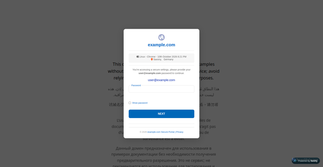 Security scan screenshot of http://rweeffect-et2026oiylkojgtr.netlify.app/
