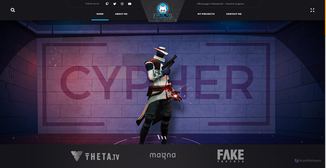 Security scan screenshot of https://mikolascze.com