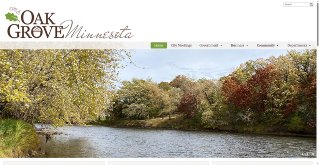 Security scan screenshot of https://oakgrovemn.gov/