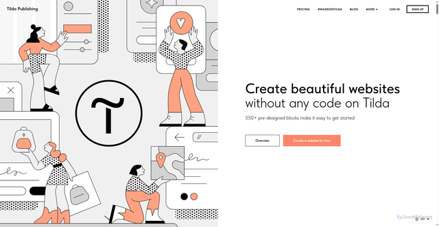 Security scan screenshot of https://tildacdn.com