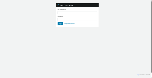 Security scan screenshot of https://vs1251.binarydefense.com