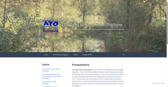 Security scan screenshot of https://www.atobacchiglione.it