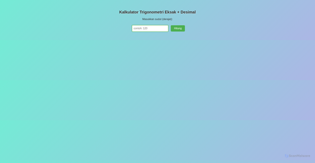 Security scan screenshot of https://novita-kalkulator-trigonometri-q428vqeod9.edgeone.app/