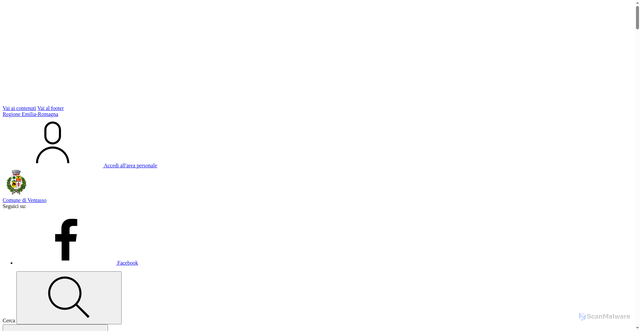 Security scan screenshot of https://www.comune.ventasso.re.it/