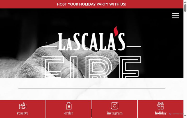 Security scan screenshot of https://lascalasfire.com/