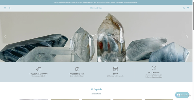Security scan screenshot of https://shimmernlight.com