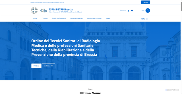 Security scan screenshot of https://tsrm-pstrp.brescia.it/