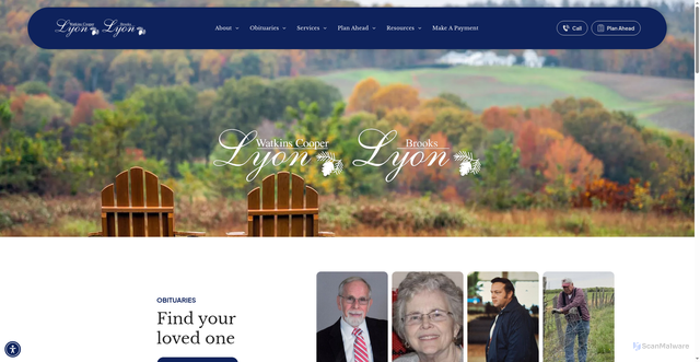Security scan screenshot of https://www.brookslyon.com/