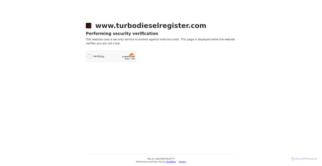 Security scan screenshot of https://www.turbodieselregister.com/threads/red-fuel.170612/
