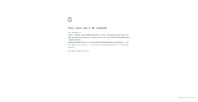 Security scan screenshot of https://qbbch.com/au9h5d/#accounts.intuit.com/app/secure/sign-in?app_group=Identity&asset_alias=intuit.cto.iam.ius&tid=36a341bada6c-18a37c8d73a4-d53bd9cc6848&redirect_uri=https%3A%2F%2Fapp%2Faccount%2Fover