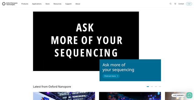 Security scan screenshot of https://nanoporetech.com
