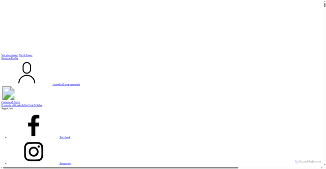 Security scan screenshot of https://comune.salve.le.it/